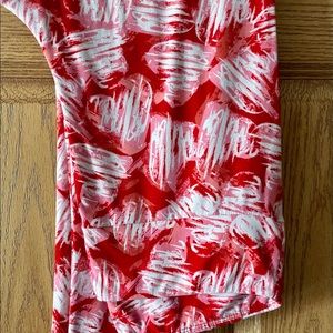 LuLaRoe Leggings TC Valentine Hearts